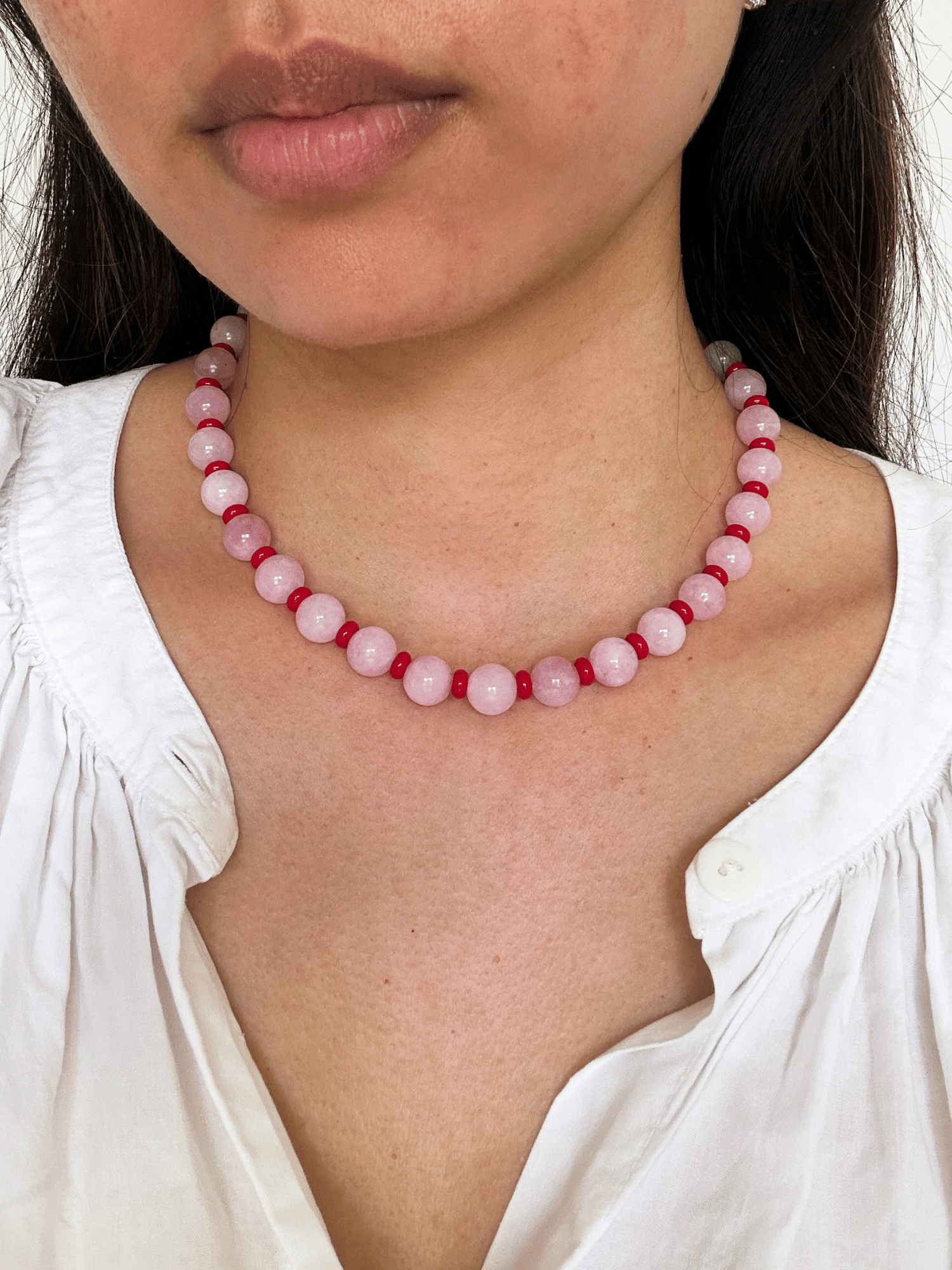 Peppa Necklace - Kunzite