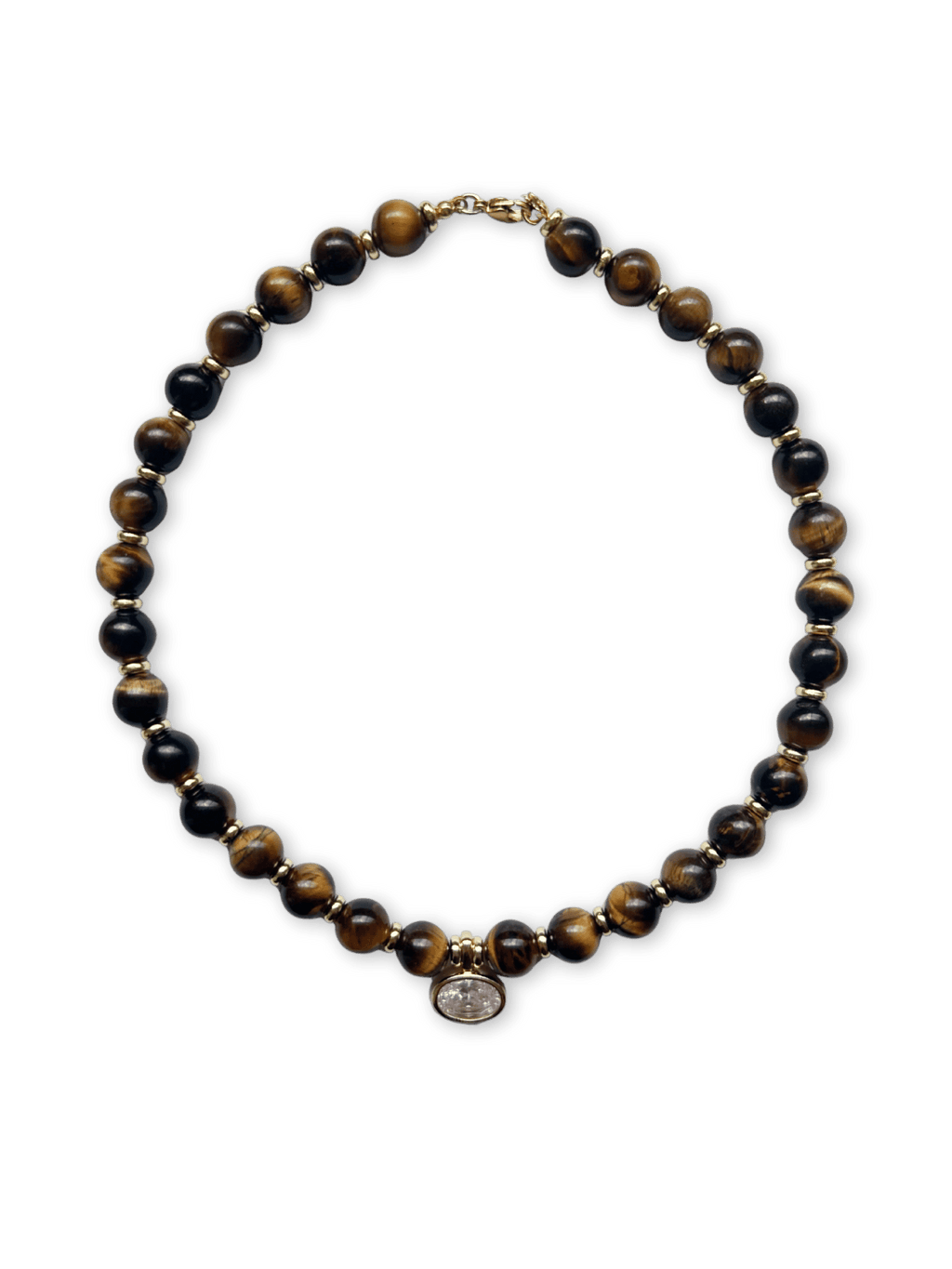 Aiyla Gold Bezel Charm Necklace
