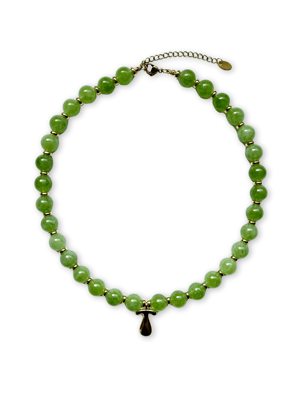 Benson Initial Necklace - Peridot