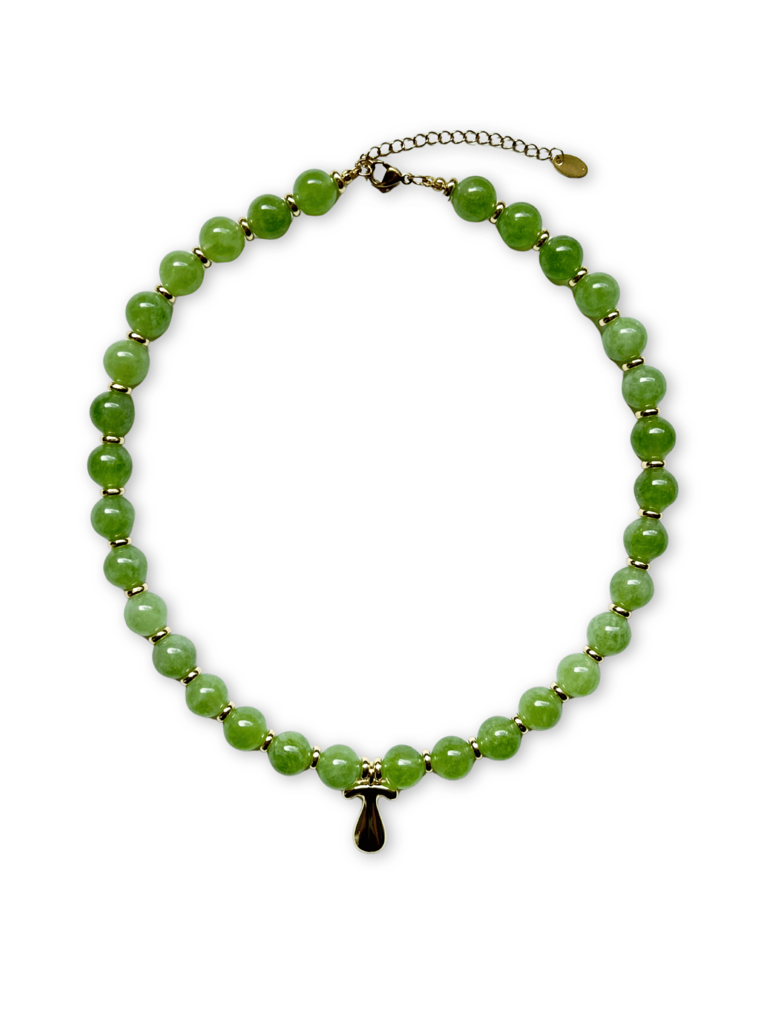Benson Initial Necklace - Peridot