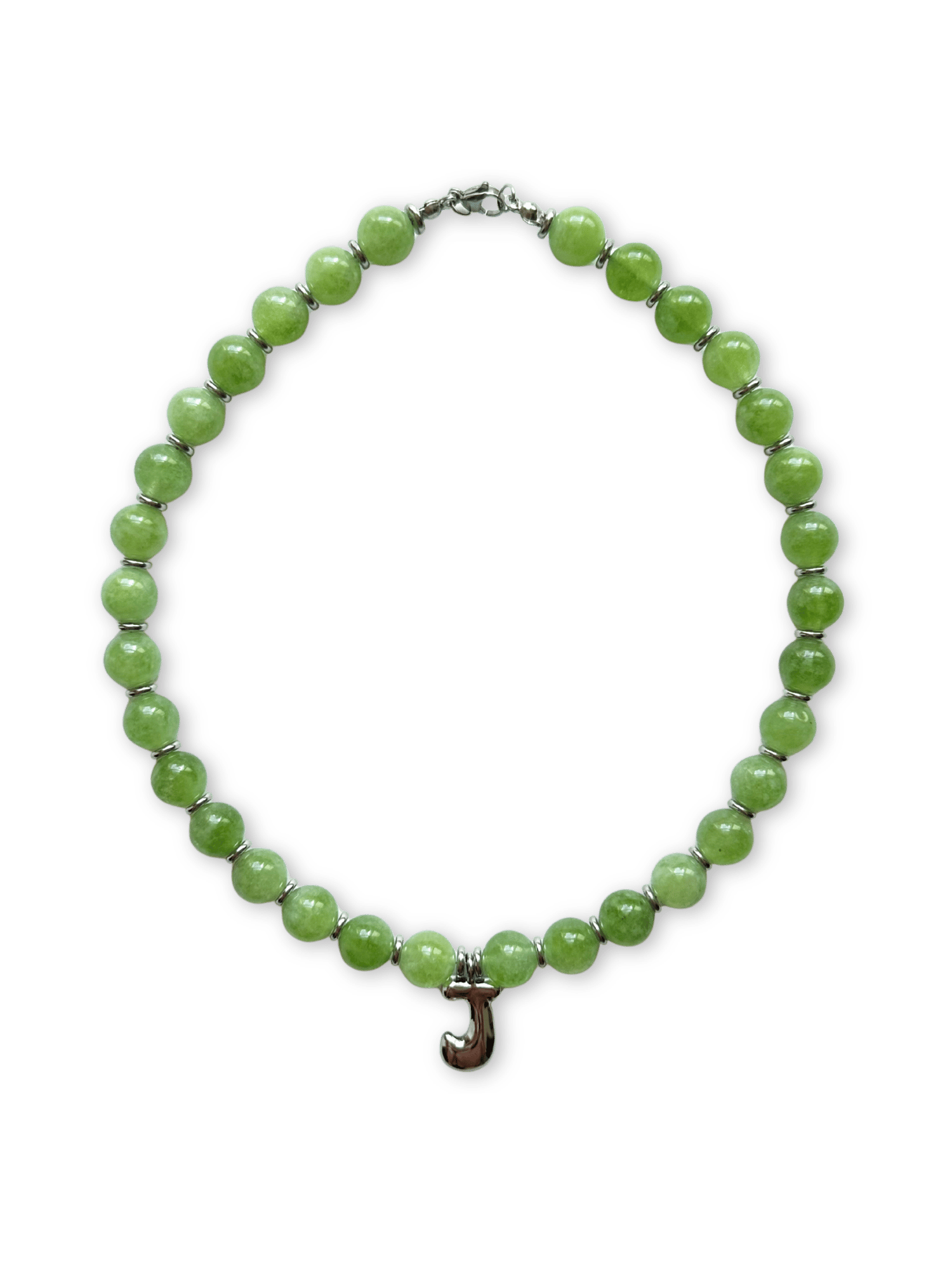 Benson Initial Necklace - Peridot