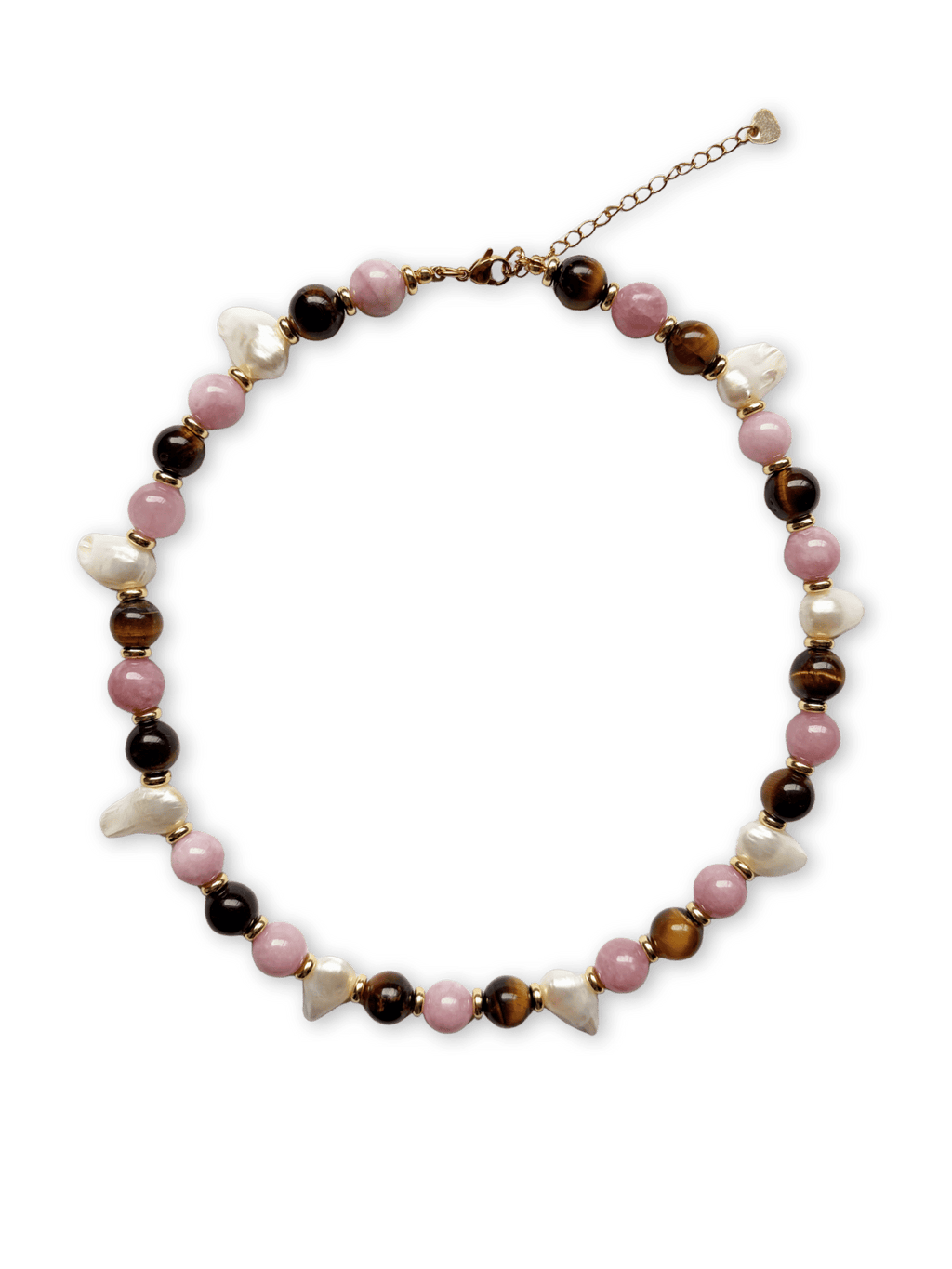 Bundy Necklace - Initial, charm clasp, plain