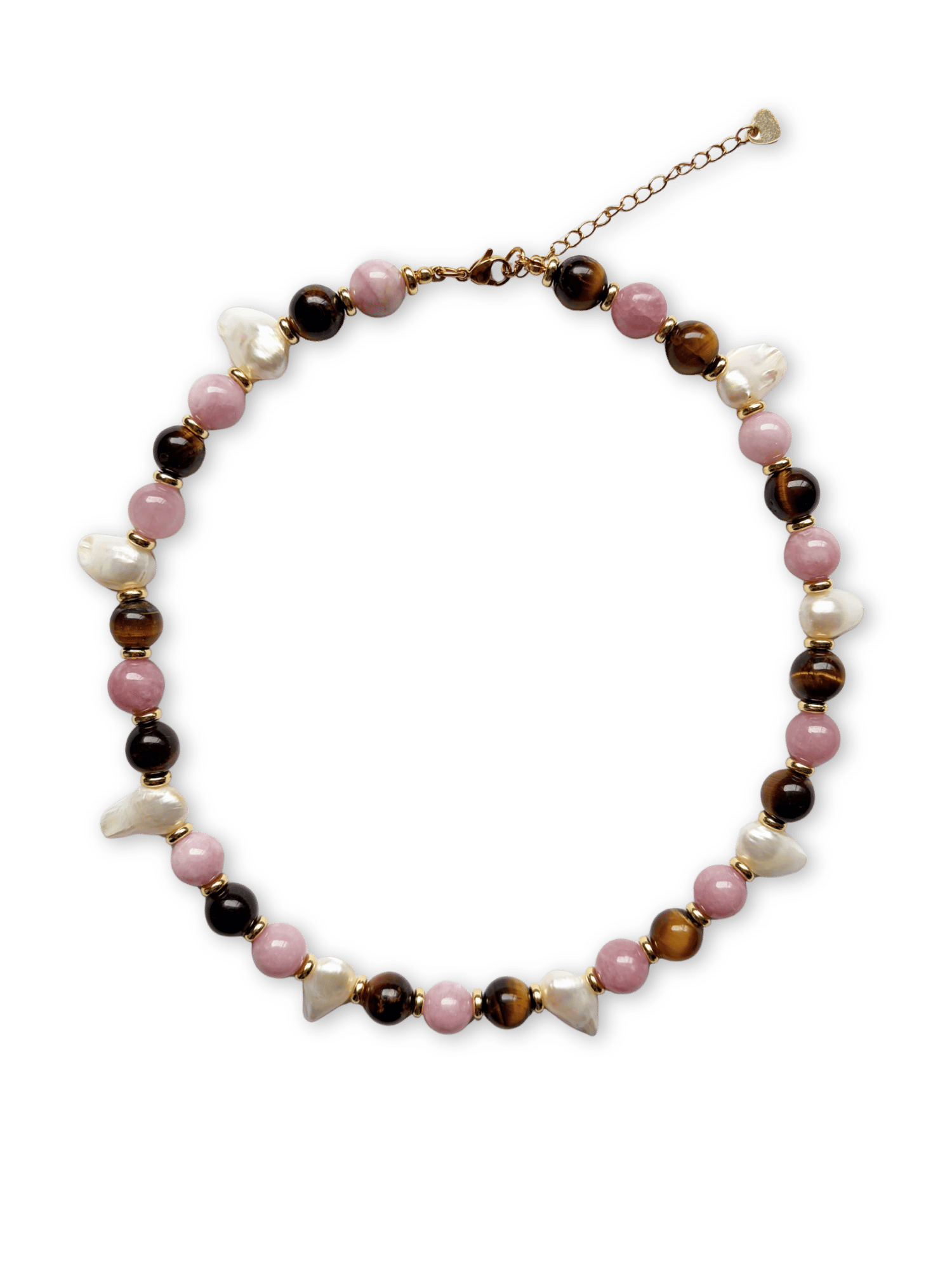 Bundy Necklace - Initial, charm clasp, plain