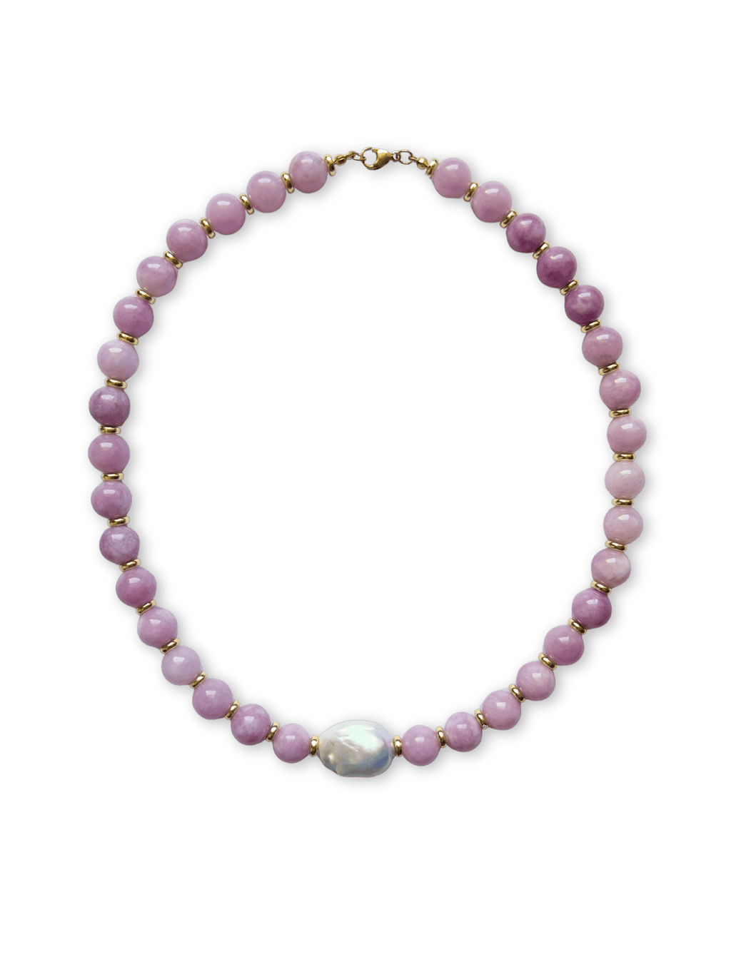Toshi Gold Beaded Pearl Necklace