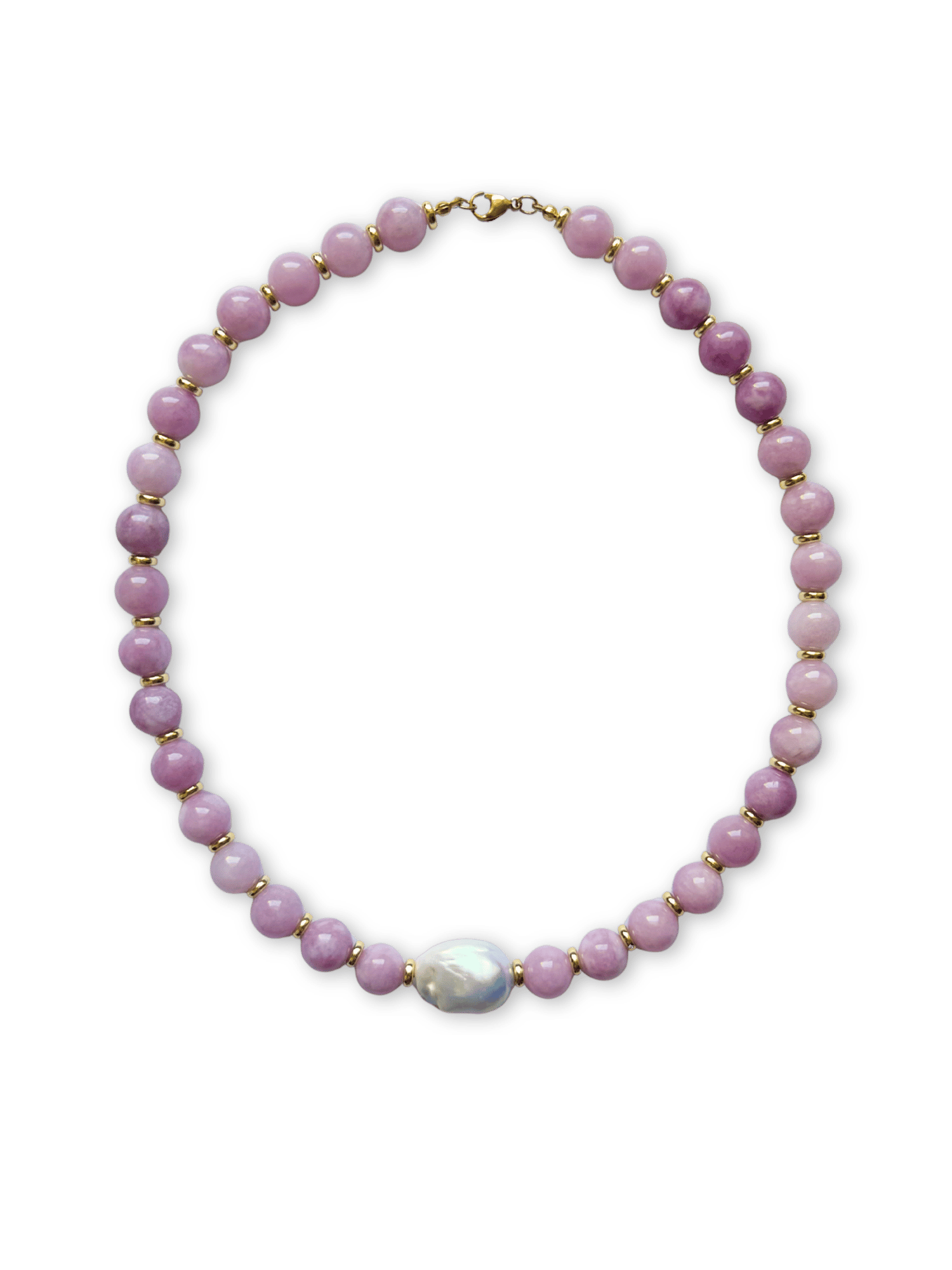 Toshi Gold Beaded Pearl Necklace