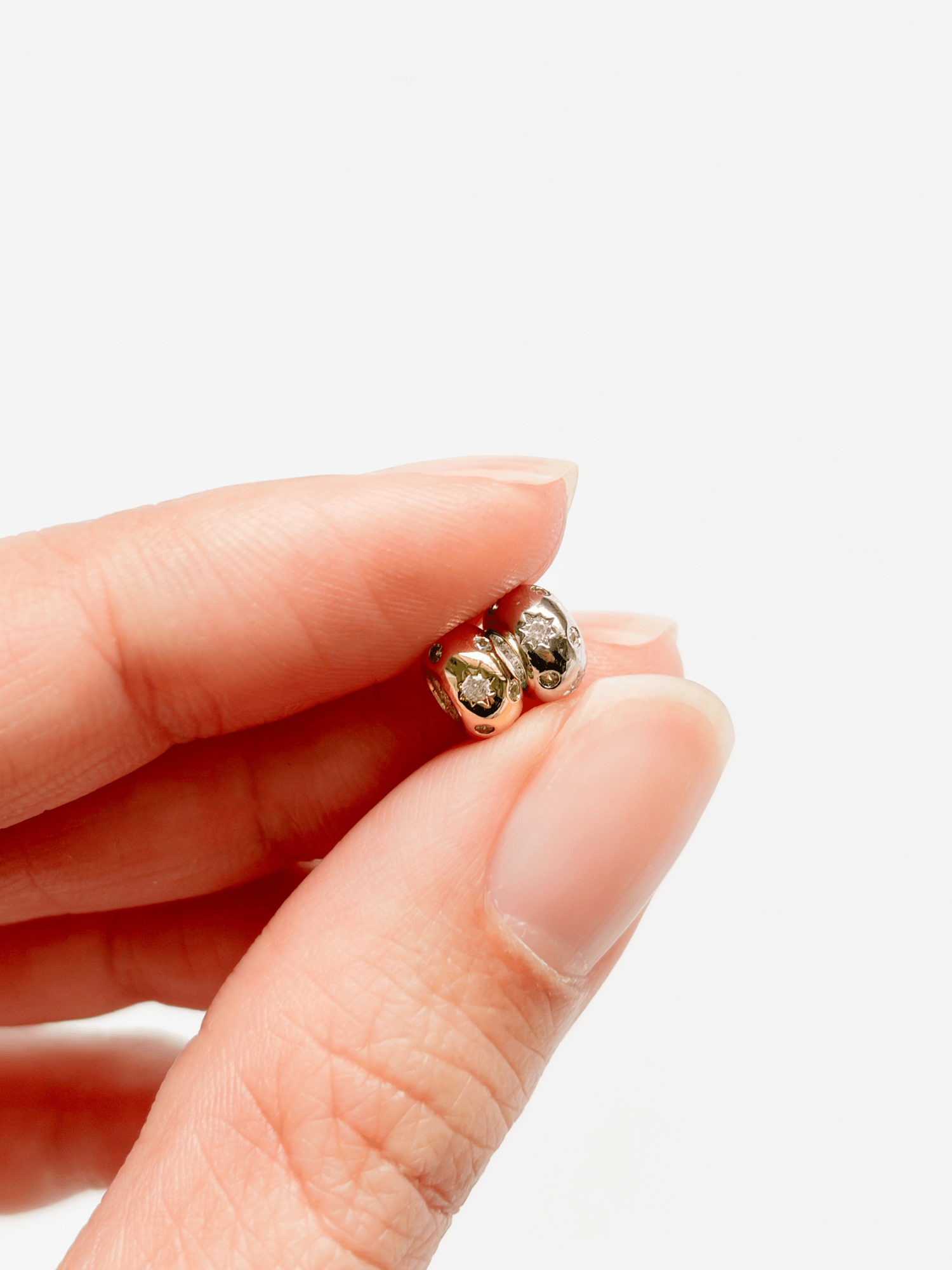 Cubic Zirconia Spacer Charm