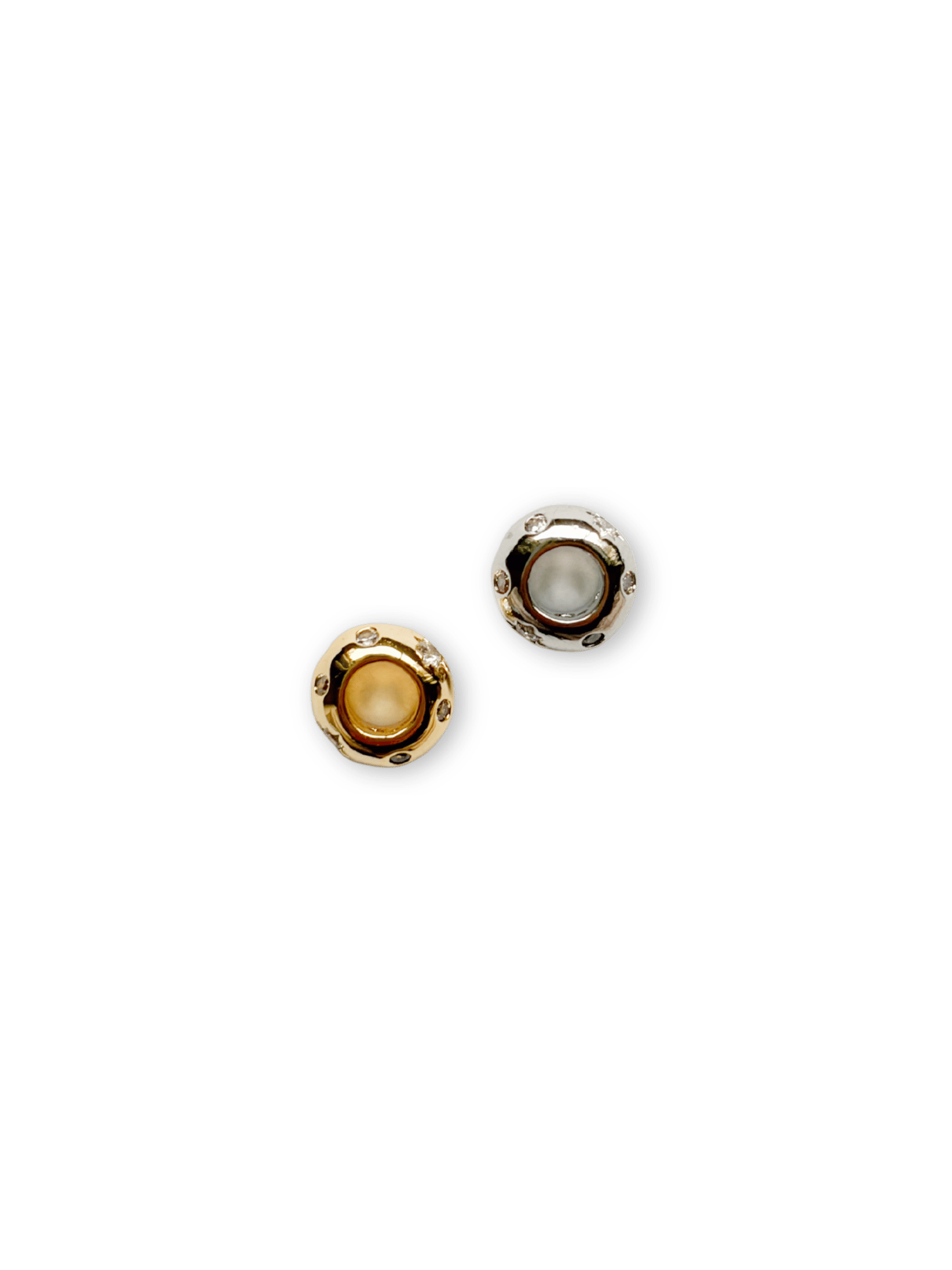 Cubic Zirconia Spacer Charm