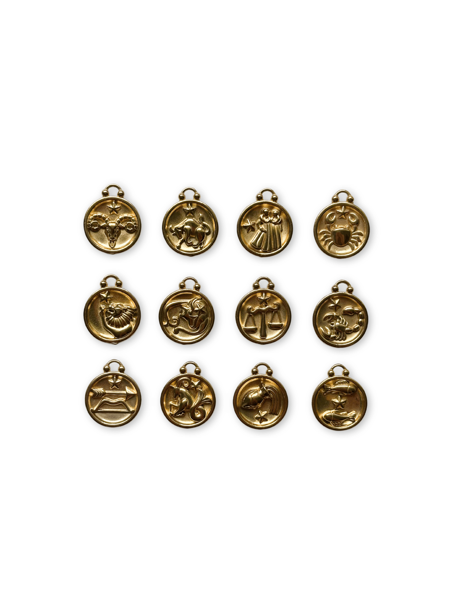 Zodiac Charm - Gold
