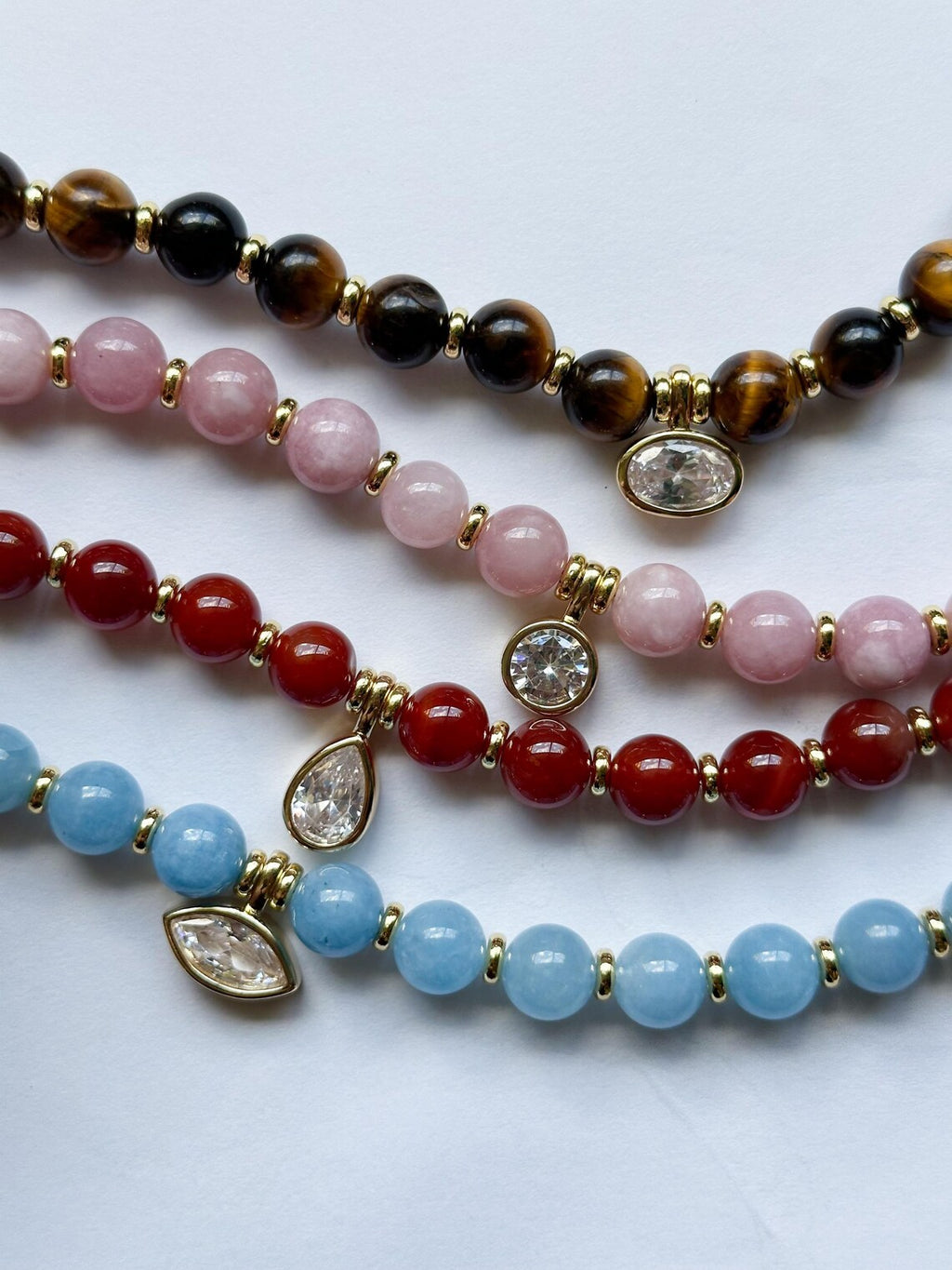 Aiyla Gold Bezel Charm Necklace